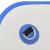 Punte plutitoare gonflabilă, albastru și alb, 200x150x15 cm GartenMobel Dekor