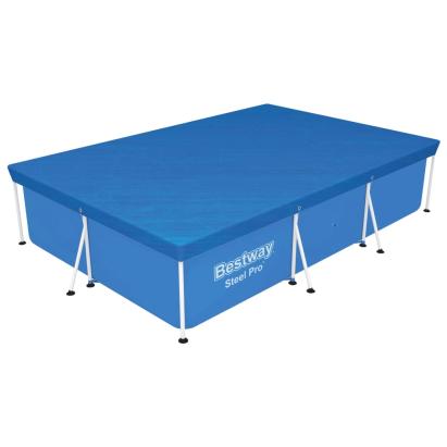 Bestway Prelată de piscină Flowclear, 304x205x66 cm GartenMobel Dekor