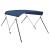 Parasolar barcă Bimini cu 2 arcuri, bleumarin, 150x120x110 cm GartenMobel Dekor