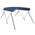 Parasolar barcă Bimini cu 2 arcuri, bleumarin, 180x150x110 cm GartenMobel Dekor