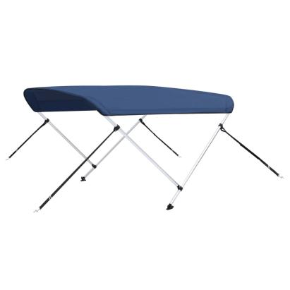 Parasolar barcă Bimini cu 2 arcuri, bleumarin, 180x150x110 cm GartenMobel Dekor