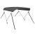 Parasolar barcă Bimini cu 2 arcuri, antracit, 180x150x110 cm GartenMobel Dekor