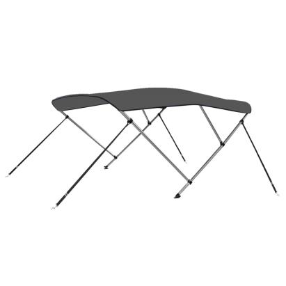 Parasolar barcă Bimini cu 3 arcuri, antracit, 183x160x137 cm GartenMobel Dekor