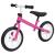 Bicicletă pentru echilibru 9,5 inci, cu roți, roz GartenMobel Dekor