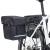 Geantă de bicicletă dublă pentru suport coș, negru, 35 L GartenMobel Dekor