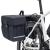 Geantă de bicicletă dublă pentru suport coș, negru, 35 L GartenMobel Dekor