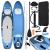 Set placă paddleboarding gonflabilă, albastru, 330x76x10 cm GartenMobel Dekor