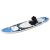Set placă paddleboarding gonflabilă, albastru, 330x76x10 cm GartenMobel Dekor