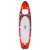 Set placă paddleboarding gonflabilă, roşu, 330x76x10 cm GartenMobel Dekor