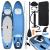 Set placă paddleboarding gonflabilă, albastru, 360x81x10 cm GartenMobel Dekor