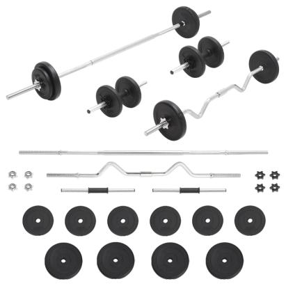 Set de haltere și gantere, 30 kg GartenMobel Dekor