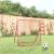 Rebounder ajustabil de antrenament fotbal, 96x80x96 cm, oțel/PE GartenMobel Dekor