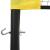 Plasă de volei, galben și negru, 823x244 cm, țesătură PE GartenMobel Dekor