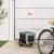 Remorcă bicicletă animale companie gri/negru textil oxford/fier GartenMobel Dekor