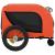 Remorcă bicicletă animale companie portocaliu/negru oxford/fier GartenMobel Dekor