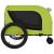 Remorcă bicicletă animale companie, verde/negru, oxford/fier GartenMobel Dekor