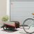 Remorcă pentru biciclete negru/portocaliu, 30 kg, fier GartenMobel Dekor