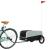 Remorcă pentru biciclete, negru și gri, 30 kg, fier GartenMobel Dekor