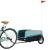 Remorcă pentru biciclete, negru și albastru, 45 kg, fier GartenMobel Dekor