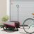 Remorcă pentru biciclete, negru și roșu, 30 kg, fier GartenMobel Dekor