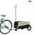 Remorcă pentru biciclete, negru și galben, 30 kg, fier GartenMobel Dekor