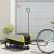 Remorcă pentru biciclete, negru și galben, 30 kg, fier GartenMobel Dekor