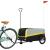 Remorcă pentru biciclete, negru și galben, 45 kg, fier GartenMobel Dekor