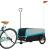 Remorcă pentru biciclete, negru și albastru, 45 kg, fier GartenMobel Dekor