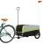 Remorcă pentru biciclete, negru și verde, 45 kg, fier GartenMobel Dekor
