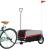 Remorcă pentru biciclete, negru și roșu, 45 kg, fier GartenMobel Dekor