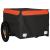 Remorcă pentru biciclete negru/portocaliu, 30 kg, fier GartenMobel Dekor