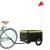 Remorcă pentru biciclete, negru și verde, 30 kg, fier GartenMobel Dekor