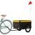 Remorcă pentru biciclete, negru și galben, 45 kg, fier GartenMobel Dekor