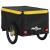 Remorcă pentru biciclete, negru și galben, 30 kg, fier GartenMobel Dekor