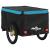 Remorcă pentru biciclete, negru și albastru, 30 kg, fier GartenMobel Dekor