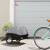 Remorcă pentru biciclete, negru și gri, 30 kg, fier GartenMobel Dekor
