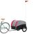 Remorcă pentru biciclete, negru și roșu, 45 kg, fier GartenMobel Dekor