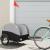 Remorcă pentru biciclete, negru și gri, 45 kg, fier GartenMobel Dekor