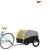 Remorcă pentru biciclete, negru și galben, 45 kg, fier GartenMobel Dekor