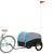 Remorcă pentru biciclete, negru și albastru, 45 kg, fier GartenMobel Dekor