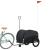 Remorcă pentru biciclete, negru, 45 kg, fier GartenMobel Dekor