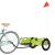 Remorcă de bicicletă, verde, textil oxford și fier GartenMobel Dekor
