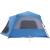 Cort de camping, 10 persoane, albastru, 443x437x229 cm GartenMobel Dekor
