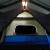 Cort de camping cu LED, albastru deschis, 443x437x229 cm GartenMobel Dekor