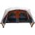 Cort de camping cu LED gri deschis și portocaliu 443x437x229 cm GartenMobel Dekor