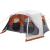 Cort de camping cu LED gri deschis și portocaliu 443x437x229 cm GartenMobel Dekor