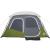 Cort de camping cu LED, verde deschis, 344x282x212 cm GartenMobel Dekor