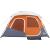 Cort de camping cu LED gri deschis și portocaliu 344x282x212 cm GartenMobel Dekor