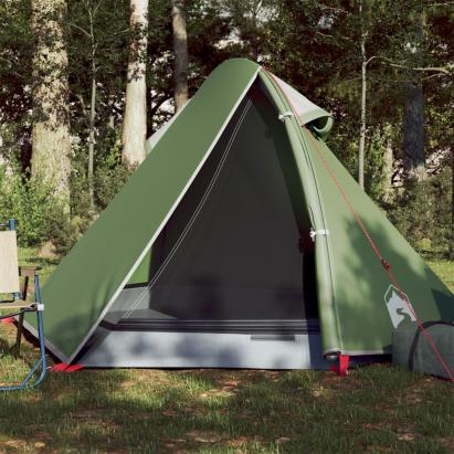 Cort de camping 2 pers. verde, impermeabil, configurare rapidă GartenMobel Dekor