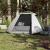 Cort de camping 2 pers. verde, impermeabil, configurare rapidă GartenMobel Dekor